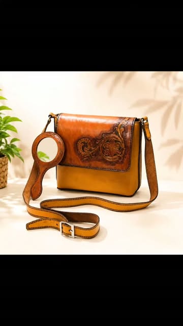 کیف دوشی چرم طبیعی